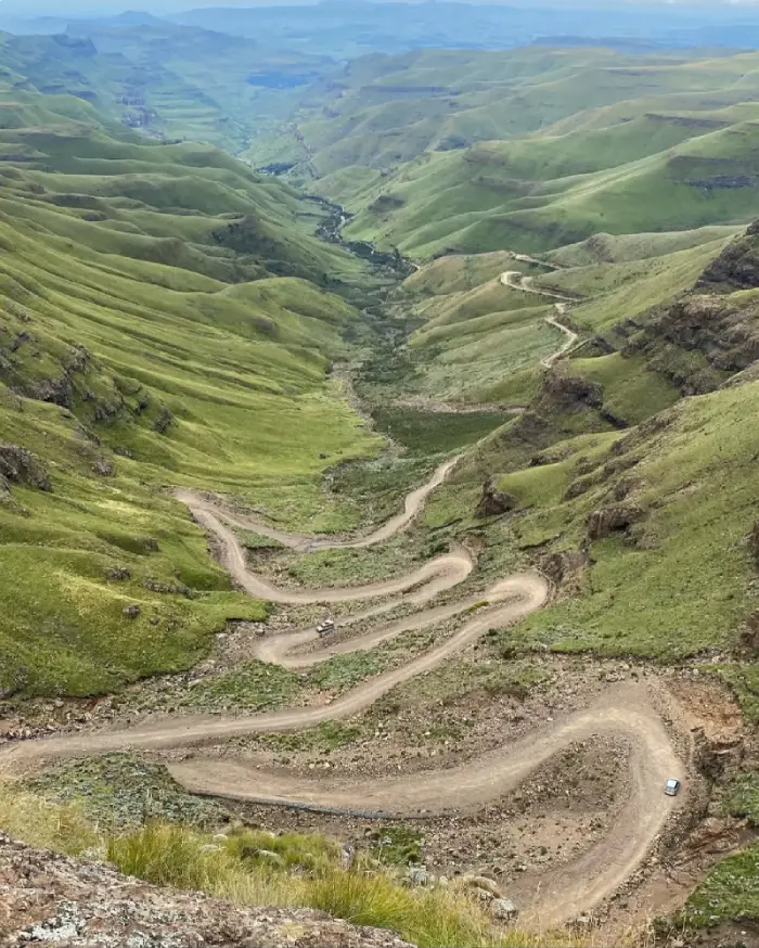 Driving in Lesotho